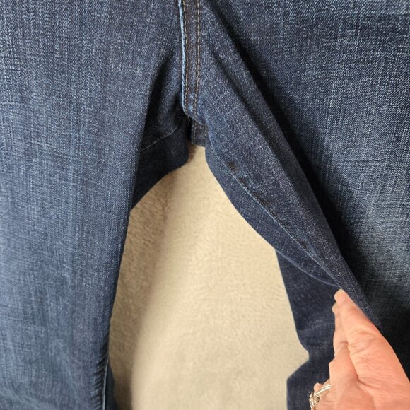 Lucky Brand Dark Blue Flare Jeans - Picture 3 of 15